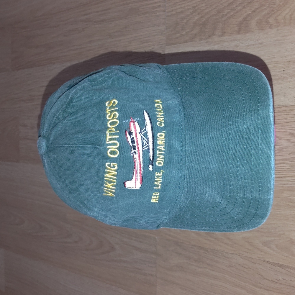 Vikings Outposts Red Lake, Canada Embroidered Logo Snapback Cap Hat